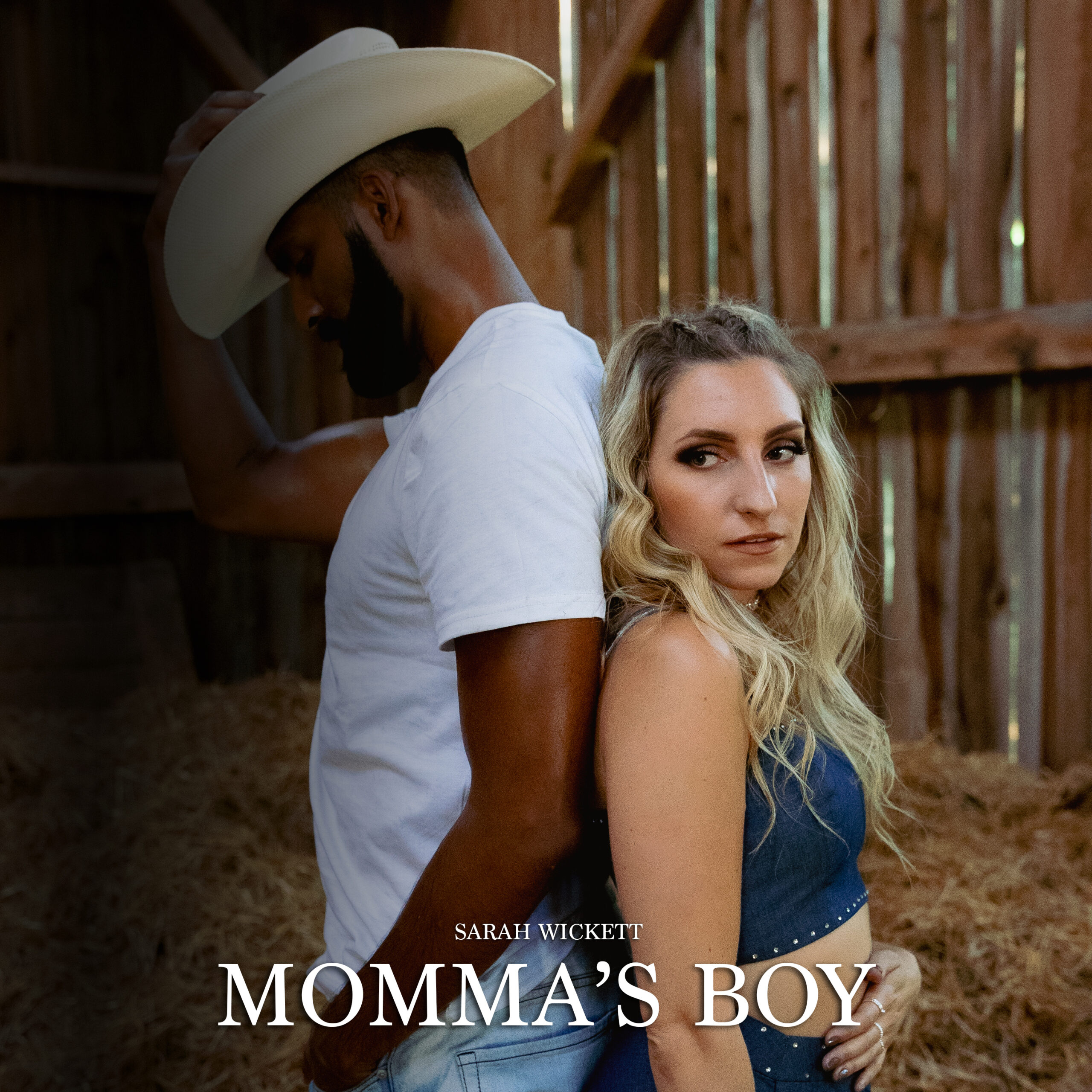 Featured: Official cover art for Sarah Wickett's latest "Desi pop-country" single, "Momma's Boy.”